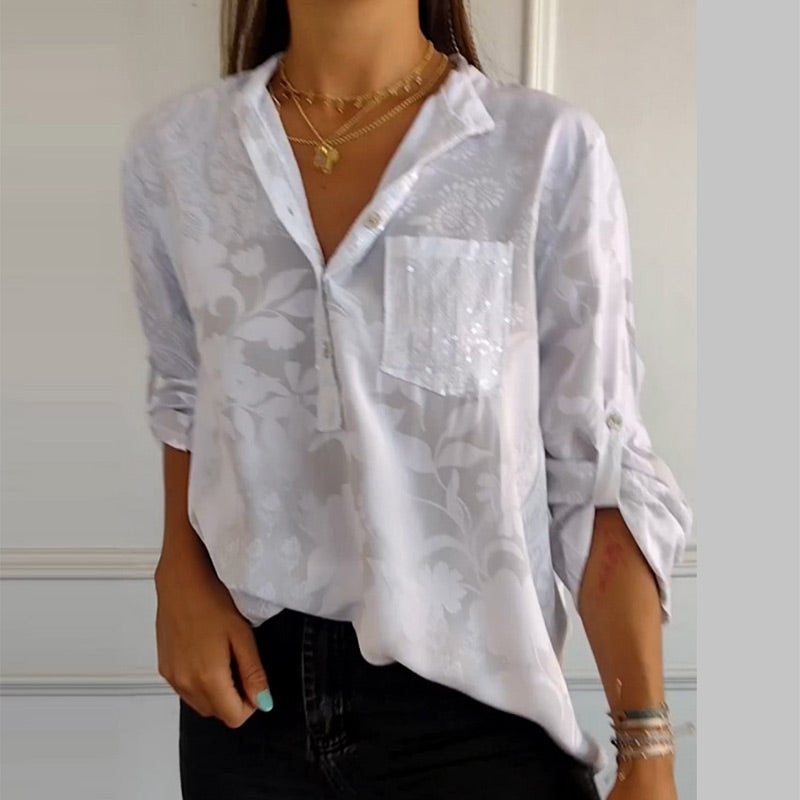 Karton Terminologie glücklich langarmshirt blau weiß gestreift damen