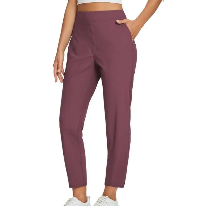 ⏳Letzter Tag: 50% auf das 2. Kleidungsstück💥Damenhose mit Reißverschlusstaschen & 4-Wege-Stretch – Perfekt für Fitness, Büro und Freizeit | Atmungsaktiv & Pflegeleicht | Größen S-3XL