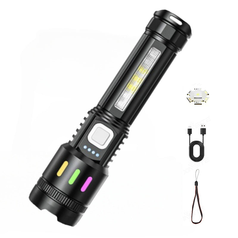 💘 Valentinstagsangebot: 50% Rabatt!🔦 Multifunktionale LED-Taschenlampe mit Zoom & Batterieanzeige – Ultrahelle Ausleuchtung mit großer Reichweite!
