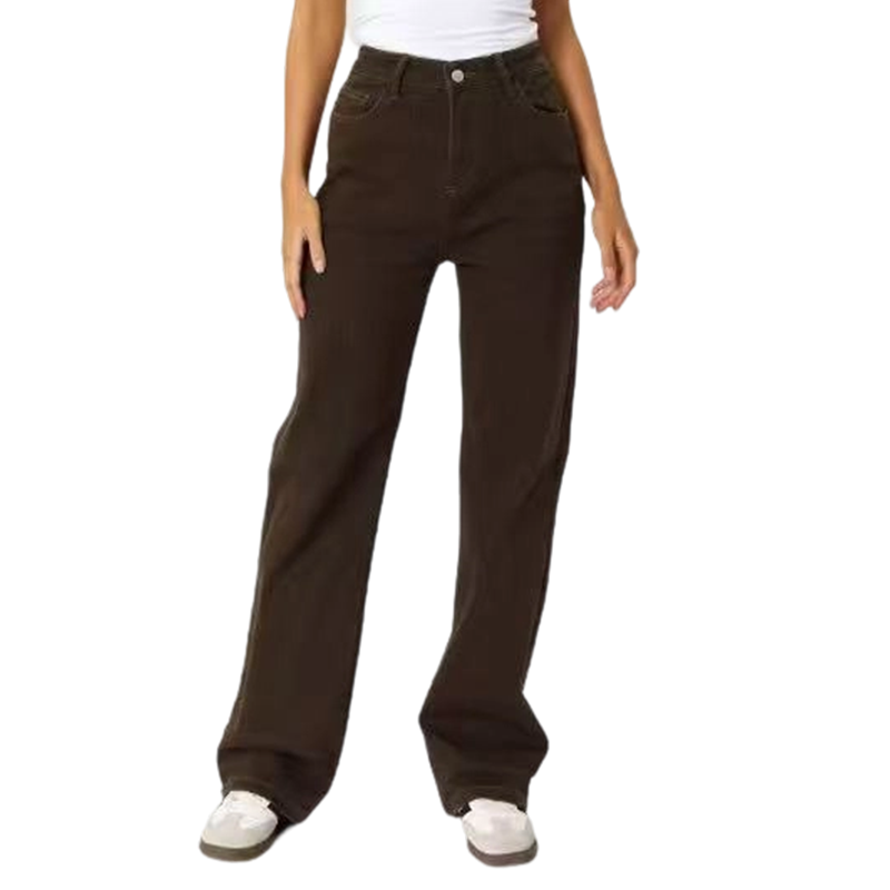 🌞Frühlingserwachen: 50% Rabatt!✨ Elegante High-Waist Wide-Leg Jeans für Damen | Figurschmeichelnd, Atmungsaktiv & Ultra Bequem