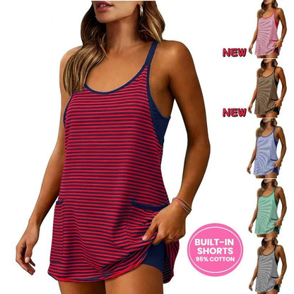 Meistere den Sommer mit unserem 2-in-1-Minikleid mit formender Wirkung!
