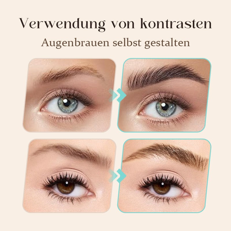 🔥Kaufen Sie 1, erhalten Sie 1 kostenlos🔥 -Wasserdichter 3D Augenbrauenstift mit 4 Gabelspitzen
