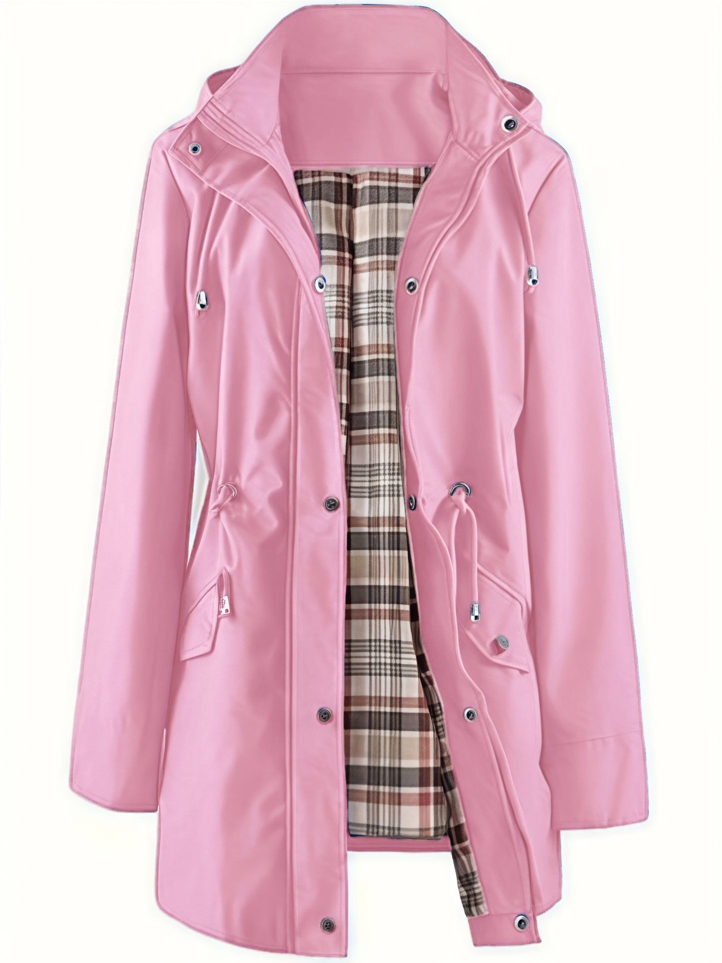 🧥LETZTER TAG 50 % RABATT🌧️💧Ultimative karierte wasserdichte Jacke für Damen🍃