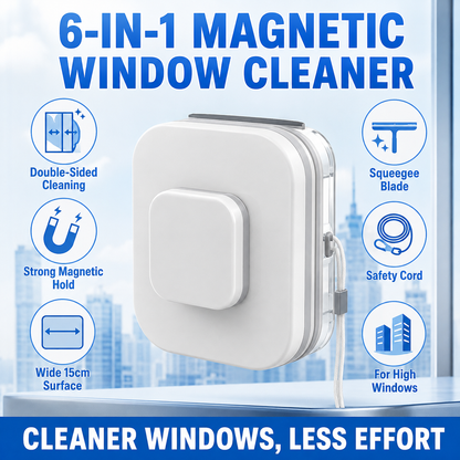 💥 50 % RABATT – 6-in-1-Magnet-Fensterreiniger: doppelte Wirkung, absolute Sicherheit, makellose Ergebnisse schon beim ersten Wisch – hol dir jetzt dein Exemplar 🧲 🛒