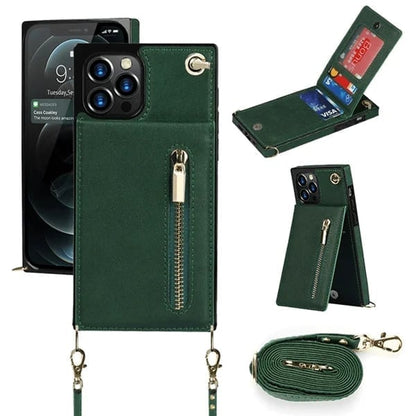 Crossbody-Etui für iPhone mit Kartenhalter