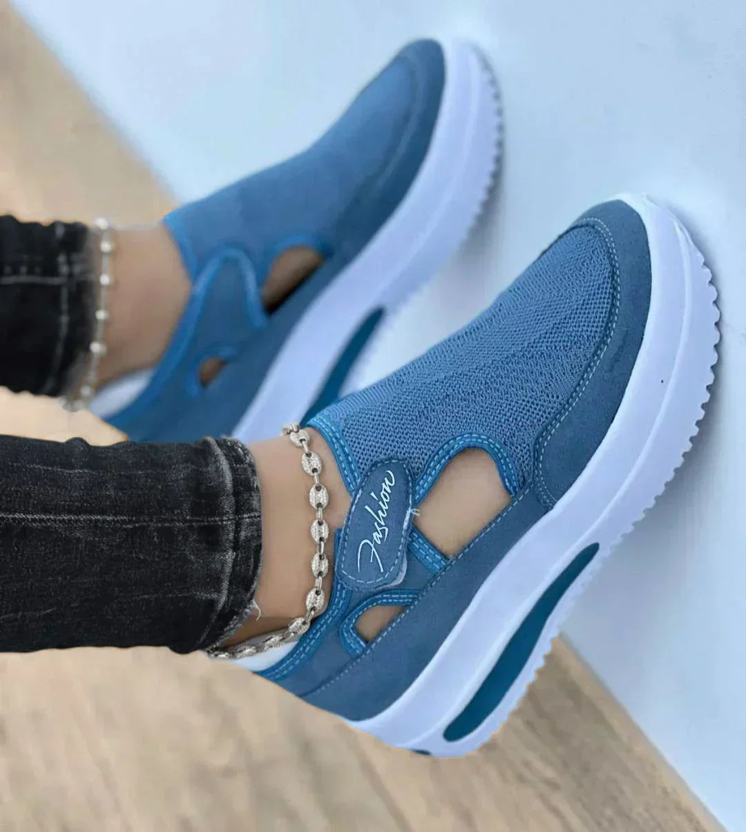 🌞Frühlingserwachen: 50% Rabatt!🥿Damen Orthopädische Freizeitschuhe – Dicke Sohle, Rutschfest & Weich Gepolstert, Für Komfort & Haltungskorrektur