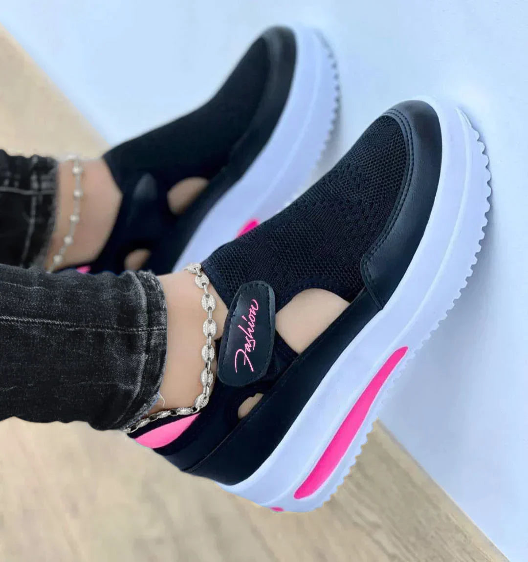 🌞Frühlingserwachen: 50% Rabatt!🥿Damen Orthopädische Freizeitschuhe – Dicke Sohle, Rutschfest & Weich Gepolstert, Für Komfort & Haltungskorrektur