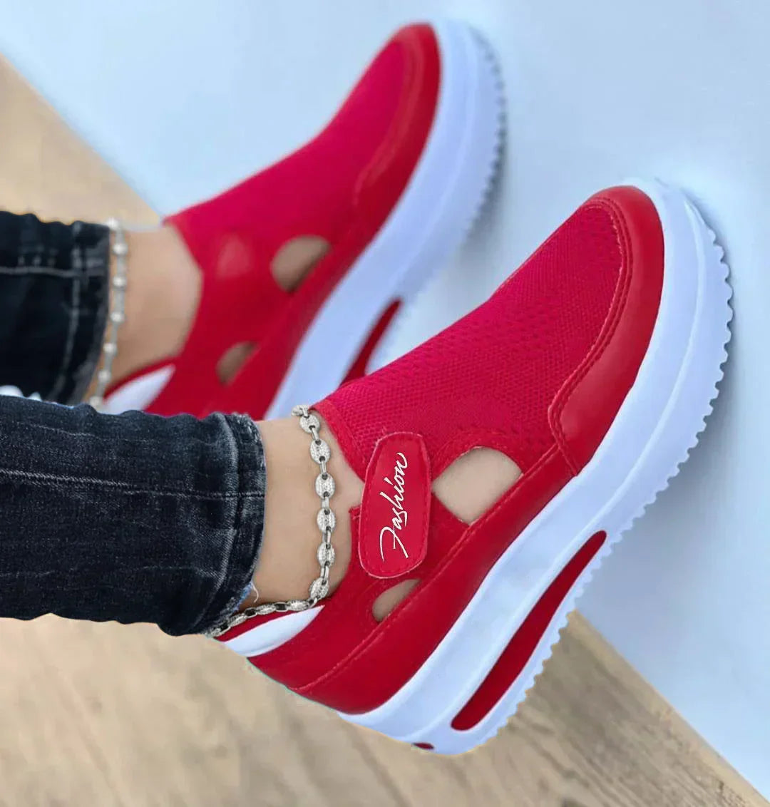 🌞Frühlingserwachen: 50% Rabatt!🥿Damen Orthopädische Freizeitschuhe – Dicke Sohle, Rutschfest & Weich Gepolstert, Für Komfort & Haltungskorrektur