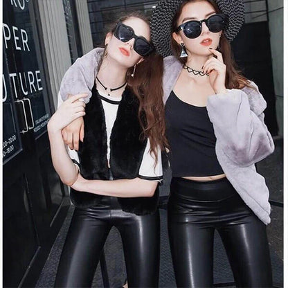 ⏳Begrenzte Zeit 50% Rabatt💥S-förmige PU-Leder-Leggings