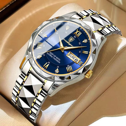 🎁2023 Weihnachtsverkauf Heißverkauf🎁 Wasserdicht Top Marke Luxus Mann Armbanduhr mit leuchtenden