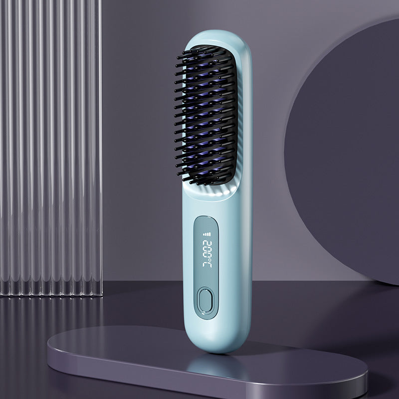 💘 Valentinstagsangebot: 50% Rabatt! 💇‍♀️ Kabelloser Keramik-Haarglättungskamm: 3D-Zahndesign + Negative Ionen – seidig glattes Haar in Sekunden!