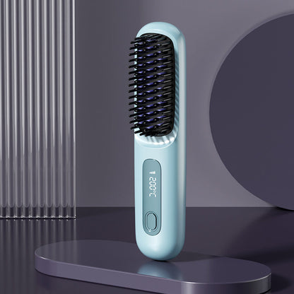 💘 Valentinstagsangebot: 50% Rabatt! 💇‍♀️ Kabelloser Keramik-Haarglättungskamm: 3D-Zahndesign + Negative Ionen – seidig glattes Haar in Sekunden!