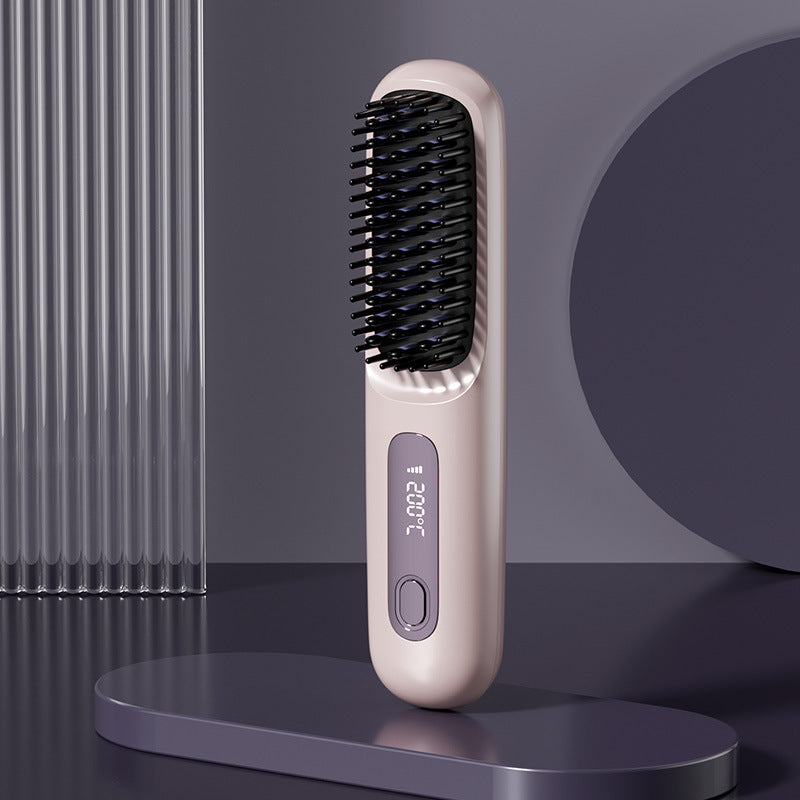 💘 Valentinstagsangebot: 50% Rabatt! 💇‍♀️ Kabelloser Keramik-Haarglättungskamm: 3D-Zahndesign + Negative Ionen – seidig glattes Haar in Sekunden!