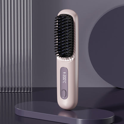 💘 Valentinstagsangebot: 50% Rabatt! 💇‍♀️ Kabelloser Keramik-Haarglättungskamm: 3D-Zahndesign + Negative Ionen – seidig glattes Haar in Sekunden!