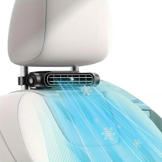 Autositz-Ventilator USB Plug-in Dual Turbo High Wind Power Auto Innenraum hinten Kissen Auto Ventilator