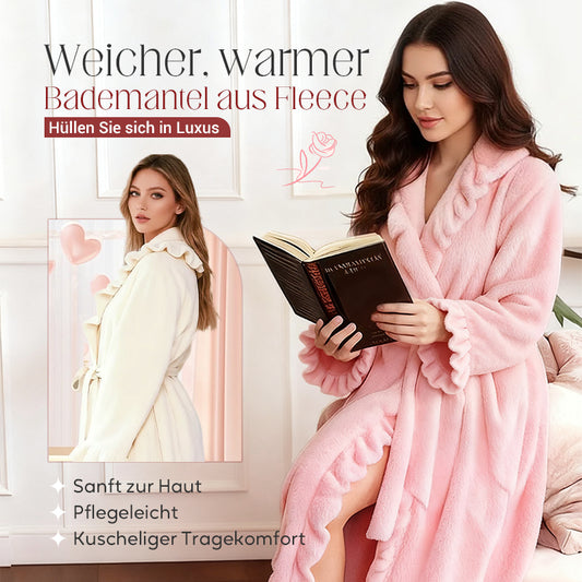 50 % Rabatt, nur bis zu diesem Wochenende!🧖♀️ Luxuriös weicher Bademantel – ultraweicher Stoff, elegante Rüschen und Komfort für jeden Tag