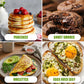 🔥 Antihaftbeschichtete Pfanne für zwei Zwecke – perfekt für Pfannkuchen, Steaks und Waffelhörnchen! 🥞🥩🍦