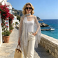 🏆 Last Day Special Price ! 💐Summer Metallic Crochet Cover-Up – Lightweight, Flowy & Effortlessly Stylish summer outfit