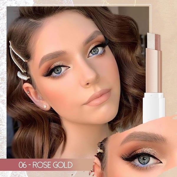 🌞Frühlingserwachen: 50% Rabatt!💄 Zweifarbiger Lidschattenstift – Müheloser Gradient-Look in einem einzigen Strich!