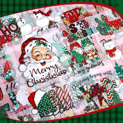 🎄Weihnachts-Überraschungspaket mit DTF-Transferdrucken – Fertig zum Aufpressen! Festliche Motive mit Weihnachtsmann, Rentier, Lebkuchen und anderen festlichen Grafiken für T-Shirts, Tragetaschen und DIY-Geschenke🎄