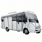🎃Halloween-Angebot: 50 % Rabatt!🚐Dachabdeckung für Wohnwagen und Wohnmobile – 210D Oxford-Gewebe mit sicheren, verstellbaren Gurten