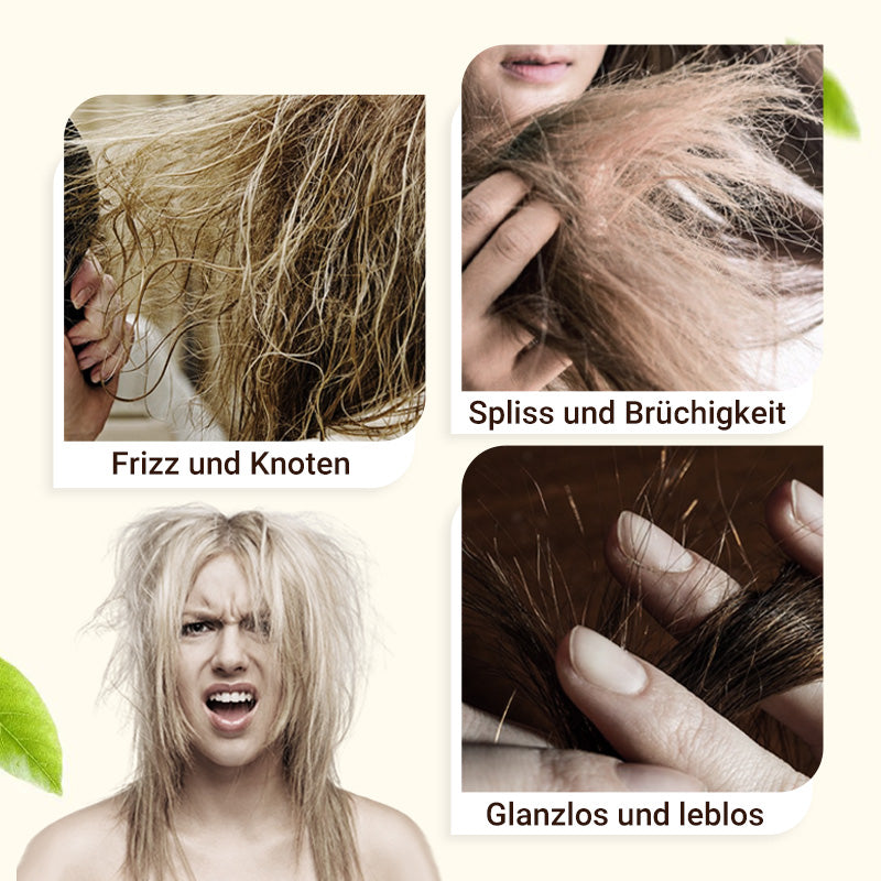 🎉 Neujahrsgeschenk – 50% RABATT!✨Intensive Nährendes Haaröl-Spray: 6S-Sofortglanz + 24h-Hydration – Reduziert Spliss & Frizz!