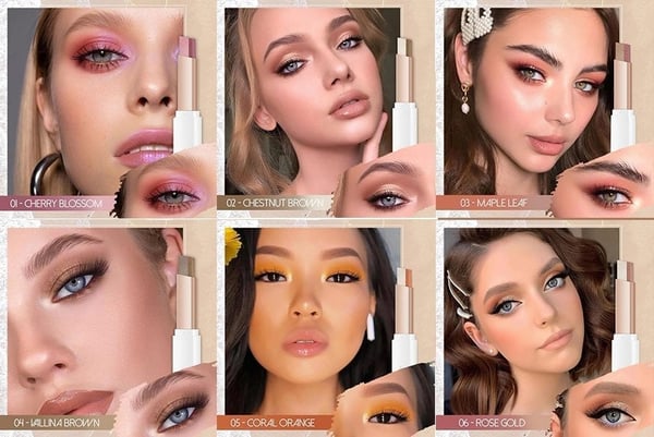 🌞Frühlingserwachen: 50% Rabatt!💄 Zweifarbiger Lidschattenstift – Müheloser Gradient-Look in einem einzigen Strich!