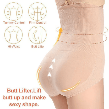 🔥Kaufen Sie 1 und erhalten Sie 1 gratis🔥 50% Rabatt👙 Bauchfreie Shapewear-Höschen mit hoher Taille