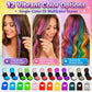 🔥Letzter Tag – 50 % Rabatt🌈 12-Farben-Set mit Applikatoren für temporäre Haarfarben in Kreideform