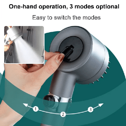 🚿Multifunktionales Hochdruck-Duschkopf-Set