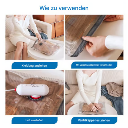 🌞Frühlingserwachen: 50% Rabatt!🧳12-teiliges elektrisches Vakuum-Packsystem mit USB – Spare 80 % Platz & reise leicht und entspannt!