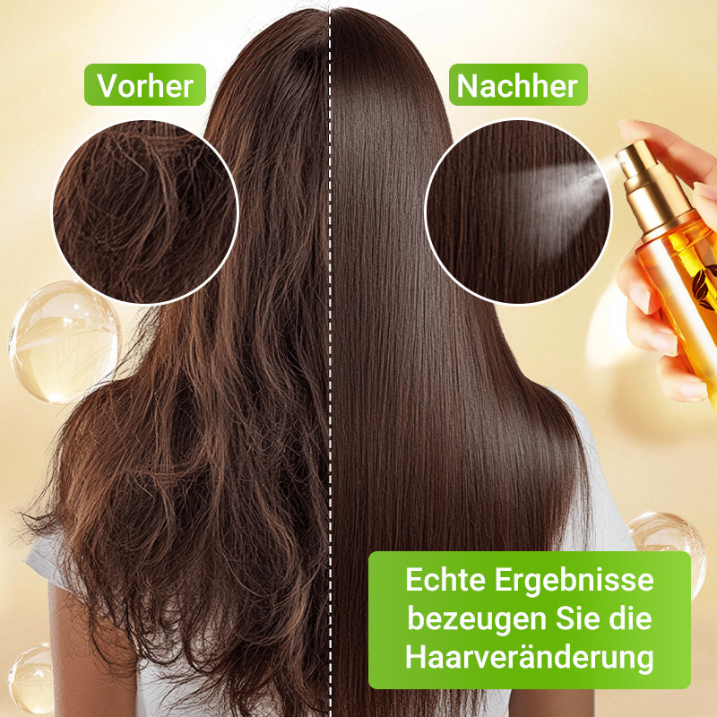🎉 Neujahrsgeschenk – 50% RABATT!✨Intensive Nährendes Haaröl-Spray: 6S-Sofortglanz + 24h-Hydration – Reduziert Spliss & Frizz!