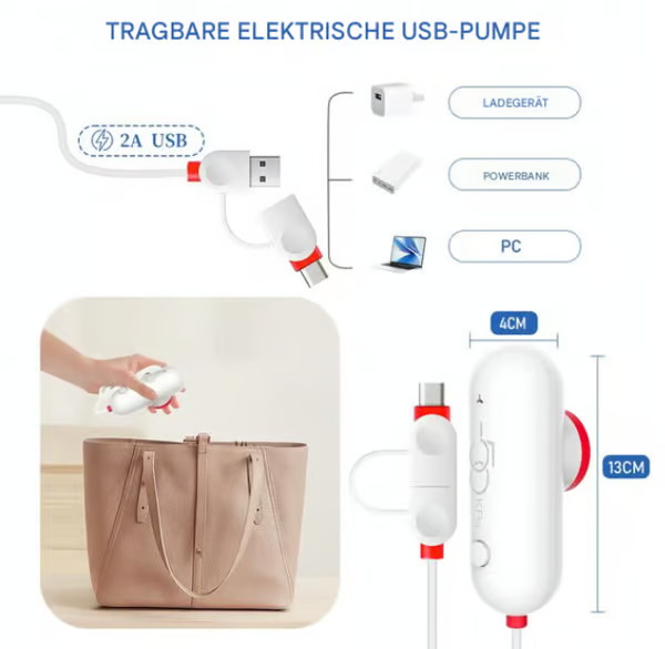 🌞Frühlingserwachen: 50% Rabatt!🧳12-teiliges elektrisches Vakuum-Packsystem mit USB – Spare 80 % Platz & reise leicht und entspannt!