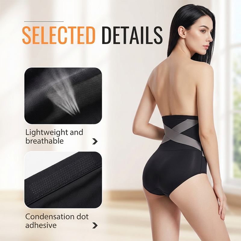 🌞Frühlingserwachen: 50% Rabatt!💎Unsichtbarer Bauch-Weg-Zauber: Nahtlose Ice-Silk Shaping-Hose mit Kreuz-Kompression