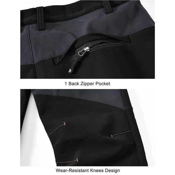 🏆DERNIER JOUR DE SOLDES 50 % DE RÉDUCTION !!🔥Pantalon d'hiver imperméable pour homme avec doublure en polaire Pantalon cargo