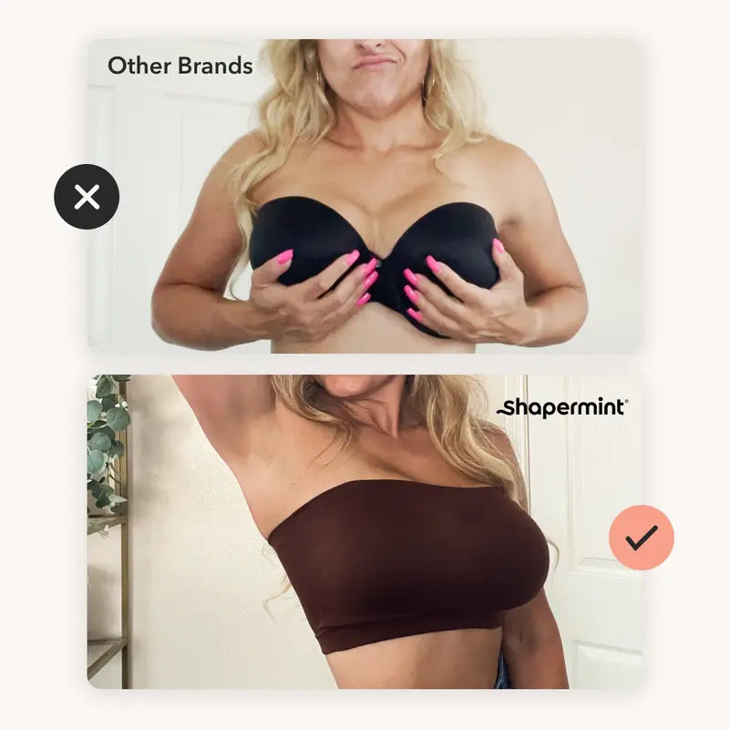 🌸👙 Verwandelbarer trägerloser Bandeau-BH – 2-in-1: mit oder ohne Träger, jetzt 50% Rabatt