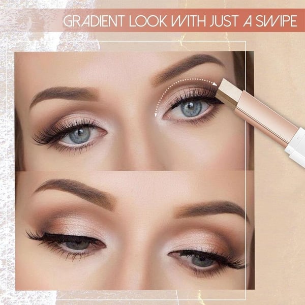 🌞Frühlingserwachen: 50% Rabatt!💄 Zweifarbiger Lidschattenstift – Müheloser Gradient-Look in einem einzigen Strich!