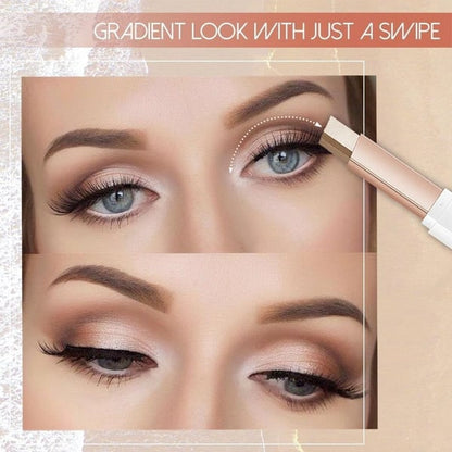 🌞Frühlingserwachen: 50% Rabatt!💄 Zweifarbiger Lidschattenstift – Müheloser Gradient-Look in einem einzigen Strich!