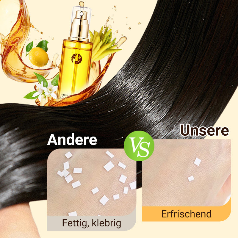 🎉 Neujahrsgeschenk – 50% RABATT!✨Intensive Nährendes Haaröl-Spray: 6S-Sofortglanz + 24h-Hydration – Reduziert Spliss & Frizz!