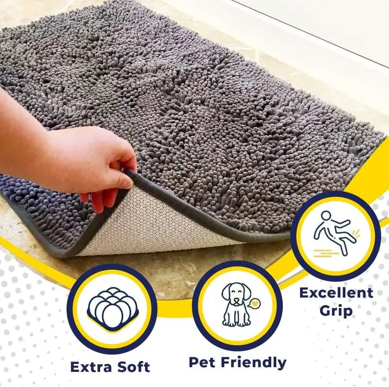 🌞Frühlingserwachen: 50% Rabatt!🧽 Muddy Mat Original – Die originale Anti-Schmutzmatte | Hochabsorbierendes Chenille | Rutschfest & haustierfreundlich | Extra weich