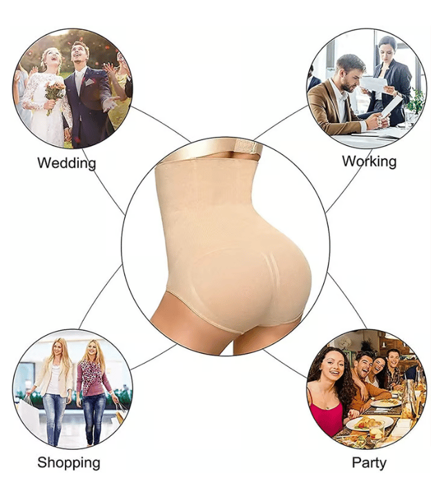 🔥Kaufen Sie 1 und erhalten Sie 1 gratis🔥 50% Rabatt👙 Bauchfreie Shapewear-Höschen mit hoher Taille