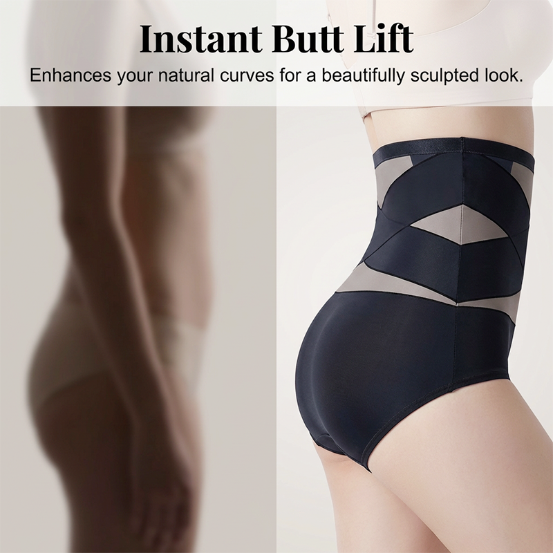 🌞Frühlingserwachen: 50% Rabatt!💎Unsichtbarer Bauch-Weg-Zauber: Nahtlose Ice-Silk Shaping-Hose mit Kreuz-Kompression