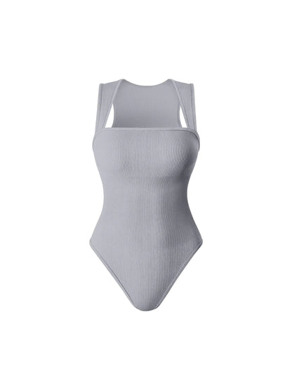🔥Letzter Tag: 49 % Rabatt✨ Ärmellose figurformende Bodysuits mit Bauchkontrolle