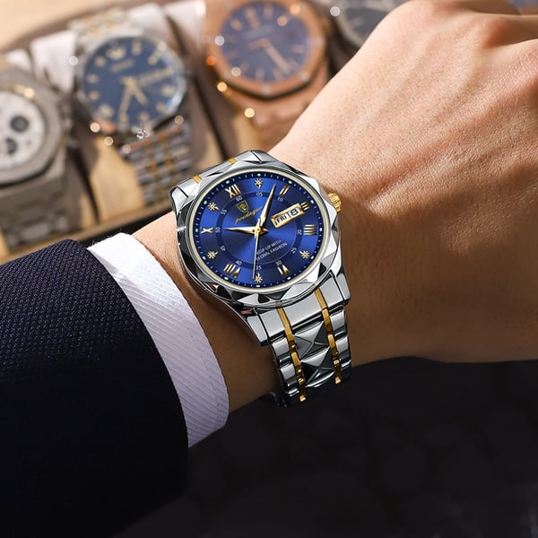 🎁2023 Weihnachtsverkauf Heißverkauf🎁 Wasserdicht Top Marke Luxus Mann Armbanduhr mit leuchtenden