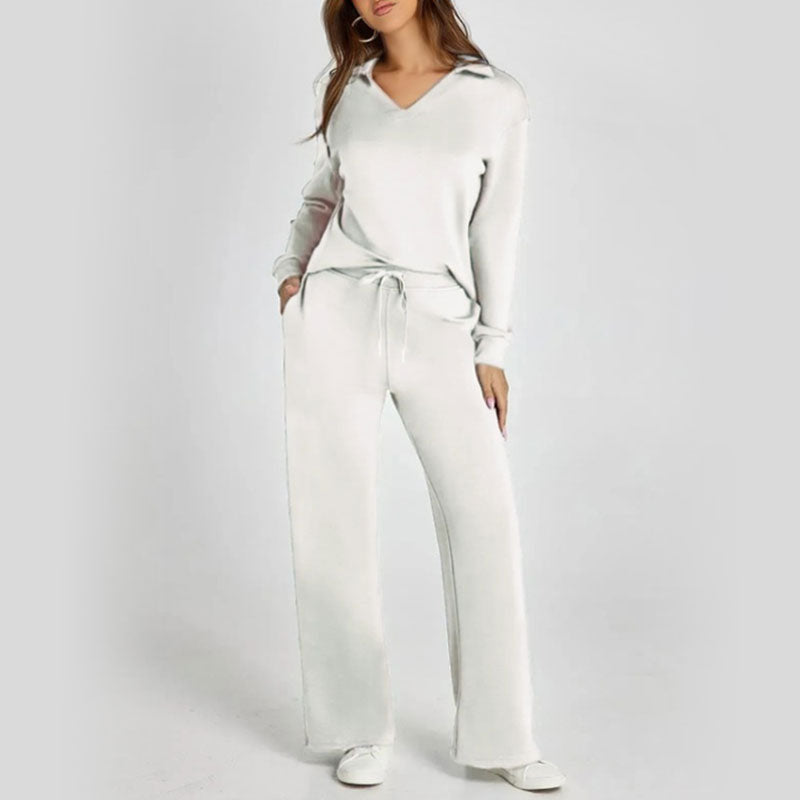 ⏳ 2-teilige Outfits für Damen, lässige Langarm-Trainingsanzüge