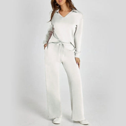 ⏳ 2-teilige Outfits für Damen, lässige Langarm-Trainingsanzüge