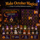 🎉✨ 31 Tage voller Gnome-Überraschungen: Halloween-Diamantmalerei-Adventskalender