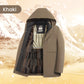 🧥 69% RABATT JETZT! ✨ Herren Wintermantel mit Abnehmbarer Kapuze - Hochleistungs-Daunenisolierung & Wasserdichtes Design für Arktische Temperaturen ❄️🛡️