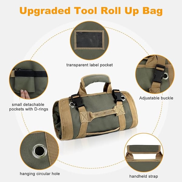 🔥Heiße Verkauf🔥 Werkzeug Rolltaschen Organizer