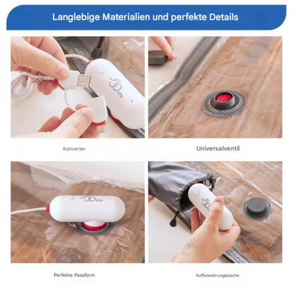 🌞Frühlingserwachen: 50% Rabatt!🧳12-teiliges elektrisches Vakuum-Packsystem mit USB – Spare 80 % Platz & reise leicht und entspannt!